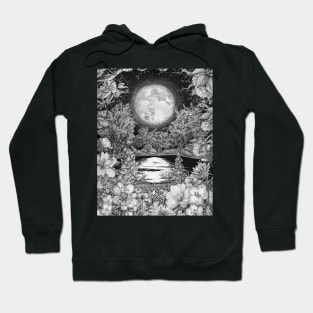 Moon Garden Reflections Hoodie